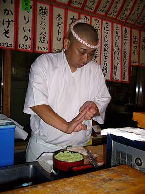Sushi Chef in Oshoro