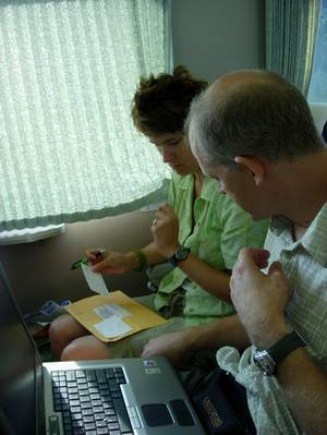 Allen and Cheryl figuring out finances